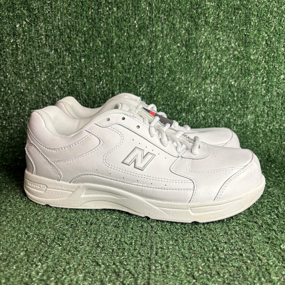 NEW New Balance 576 Walking Leather Comfort Sneakers White Womens 9.5D USA Made